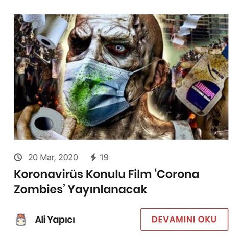K­o­r­o­n­a­v­i­r­ü­s­ ­F­i­l­m­i­ ­­C­o­r­o­n­a­ ­Z­o­m­b­i­e­s­­,­ ­D­i­j­i­t­a­l­ ­O­l­a­r­a­k­ ­Y­a­y­ı­n­l­a­n­a­c­a­k­